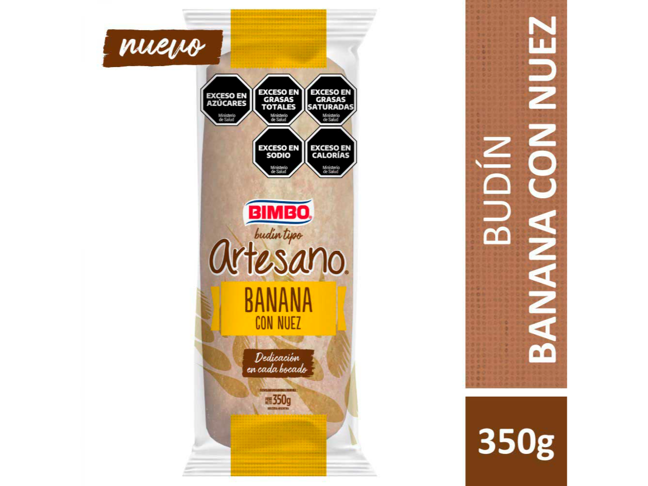 BUDIN CASERO BANANA 350 GR