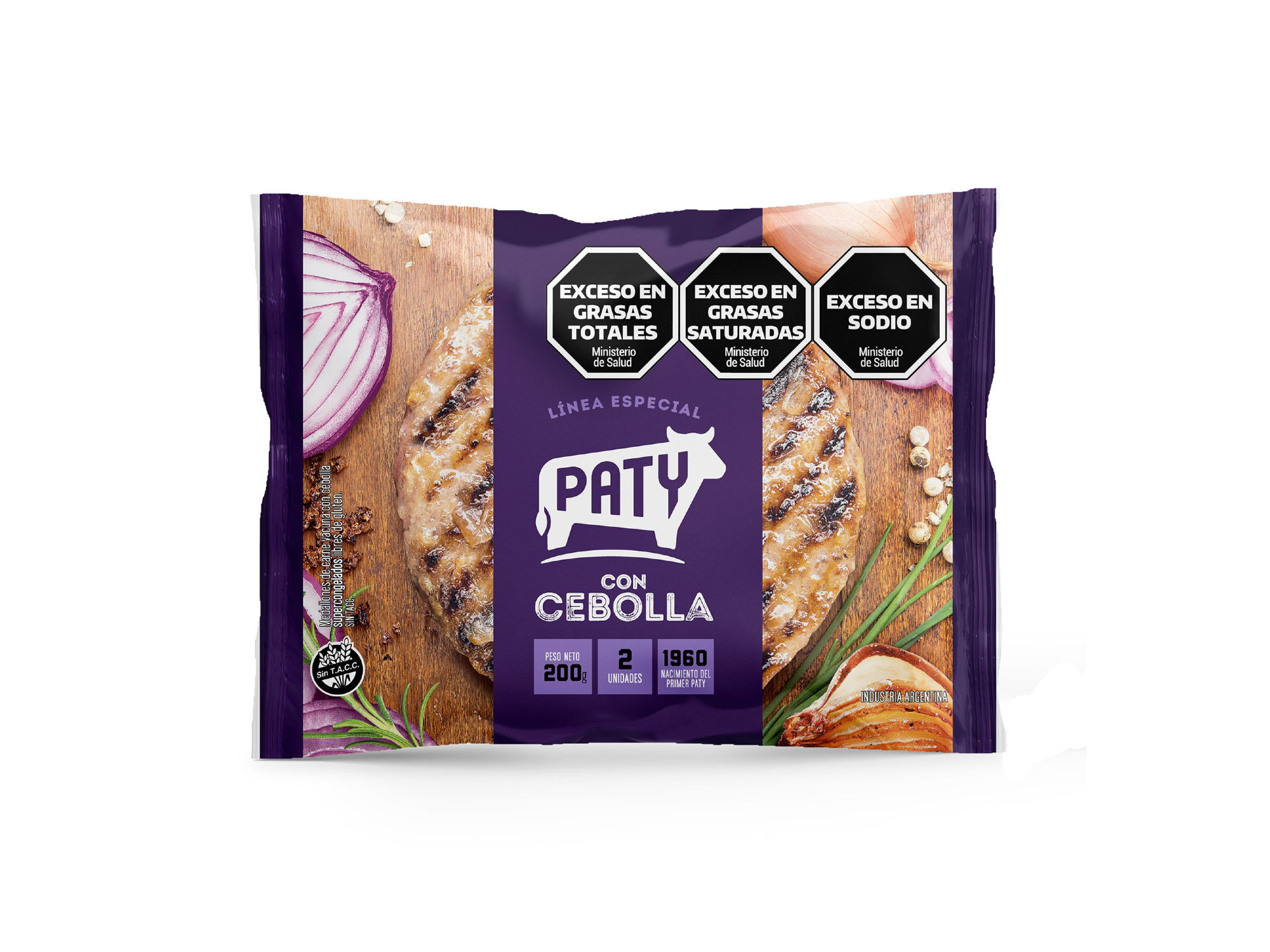 MEDALLON PATY CON CEBOLLA 200G