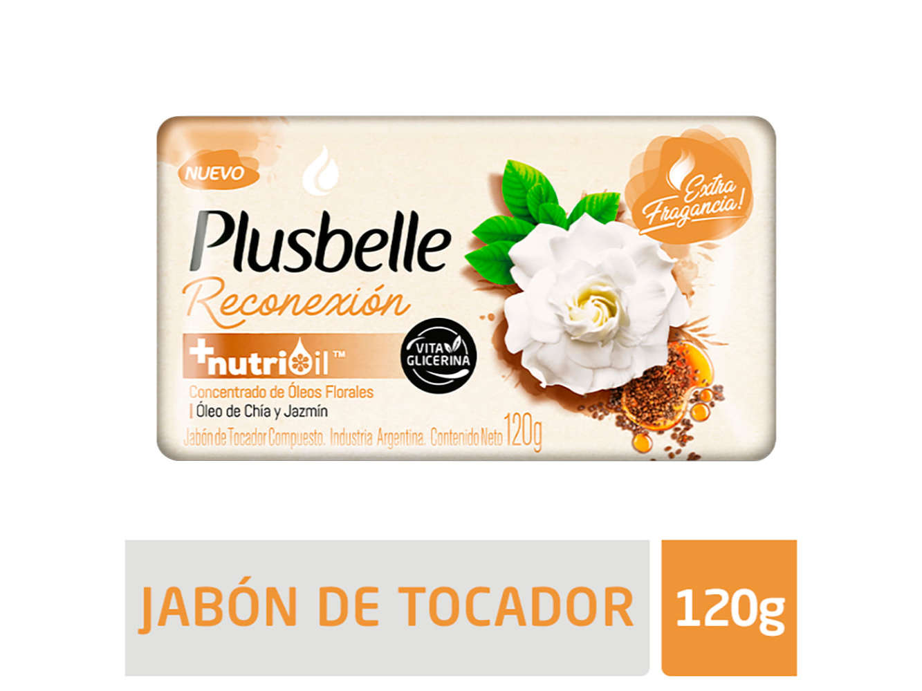 JABON TOC PLUSBELLE  JAZMIN 120G