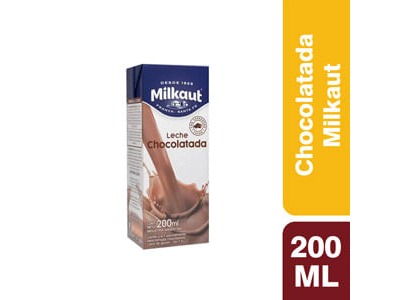 LECHE CHOCOLATADA MILKAUT 200 ML.