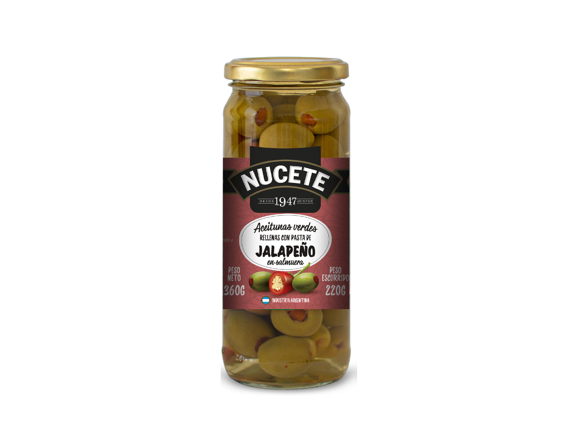 ACEITUNA NUCETE RELL JALAPEÑO F 330