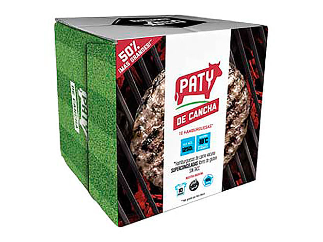 HAMBUR PATY DE CANCHA 10U X 1.250GR