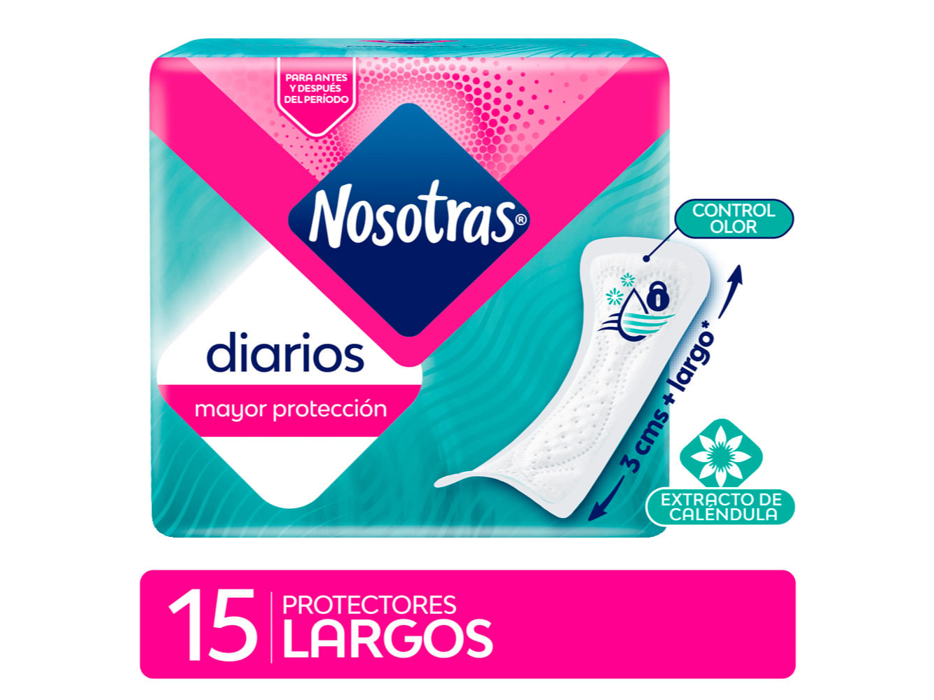 PROTECTOR NOSOTRAS LARGO X15UN
