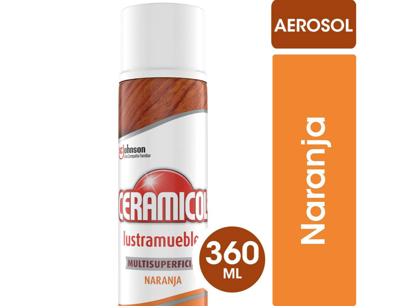 CERAMICOL AEROSOL NARANJA X 360ML