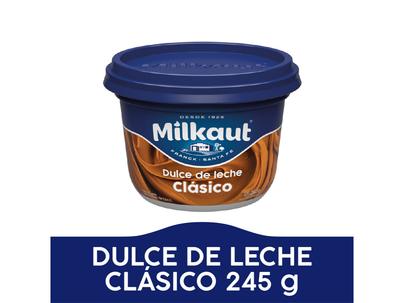DULCE DE LECHE MILKAUT CLASICO 245G
