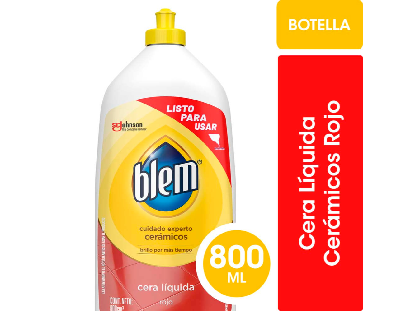 BLEM EMB.CERAMICOS ROJO BT X800ML