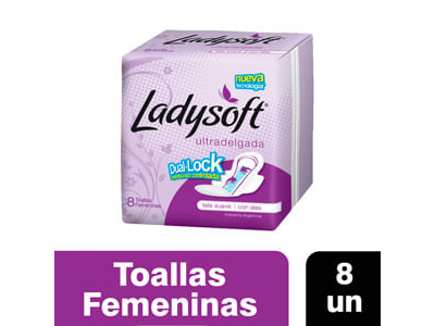 TOALLITAS LADYSOFT ULTRADELGADA X8U