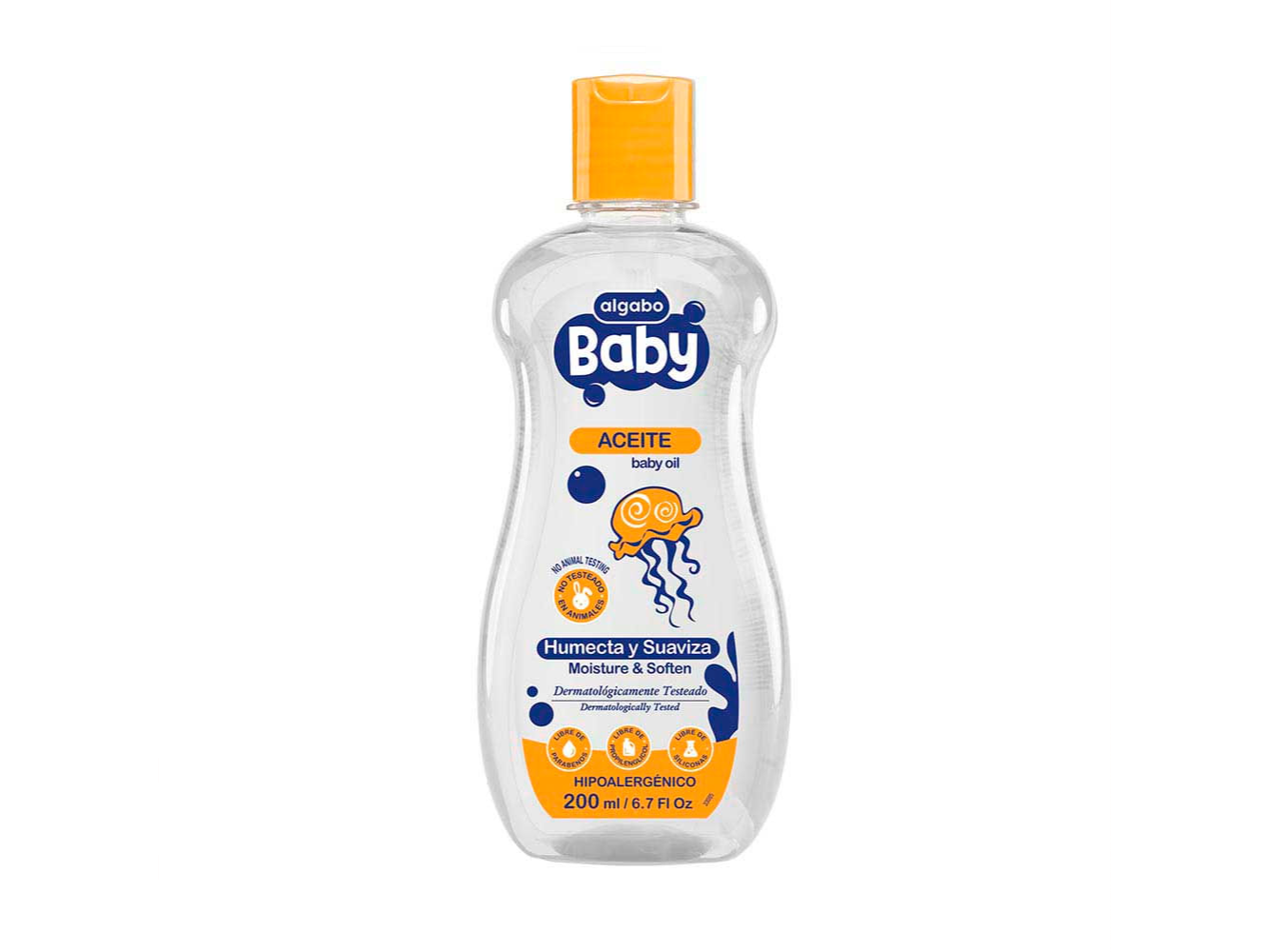 ACEITE PARA BEBE ALGABO X 200 ML