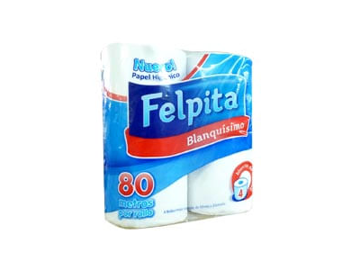 PAPEL HIGIENICO FELPITA 4X80MT