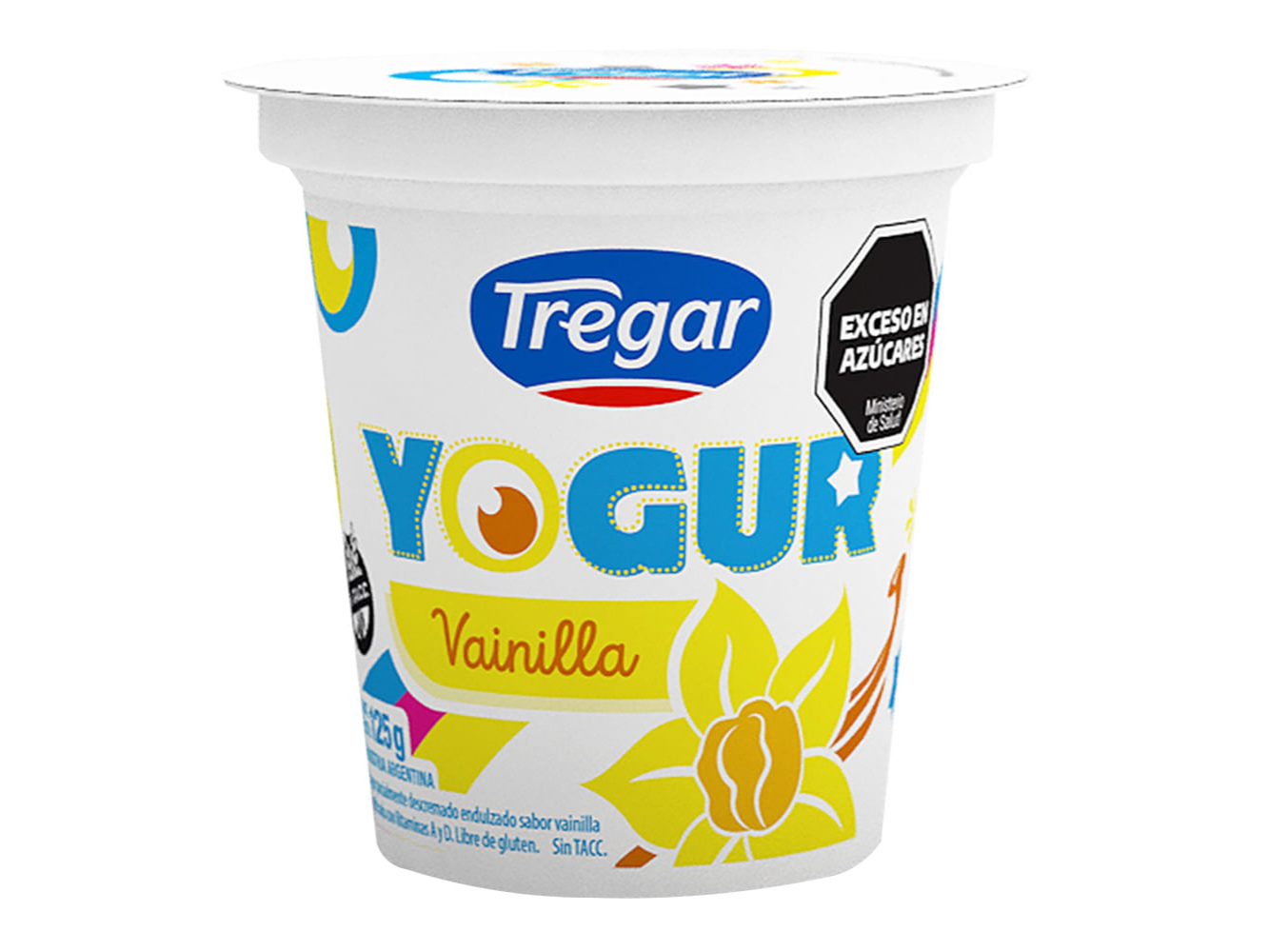 YOGUR ENTERO CREMOSO VAINILLA TREGAR X 125G