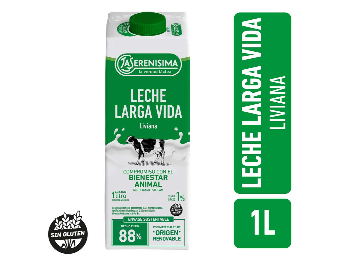 LECHE LS LARGA VIDA 1% TETRA