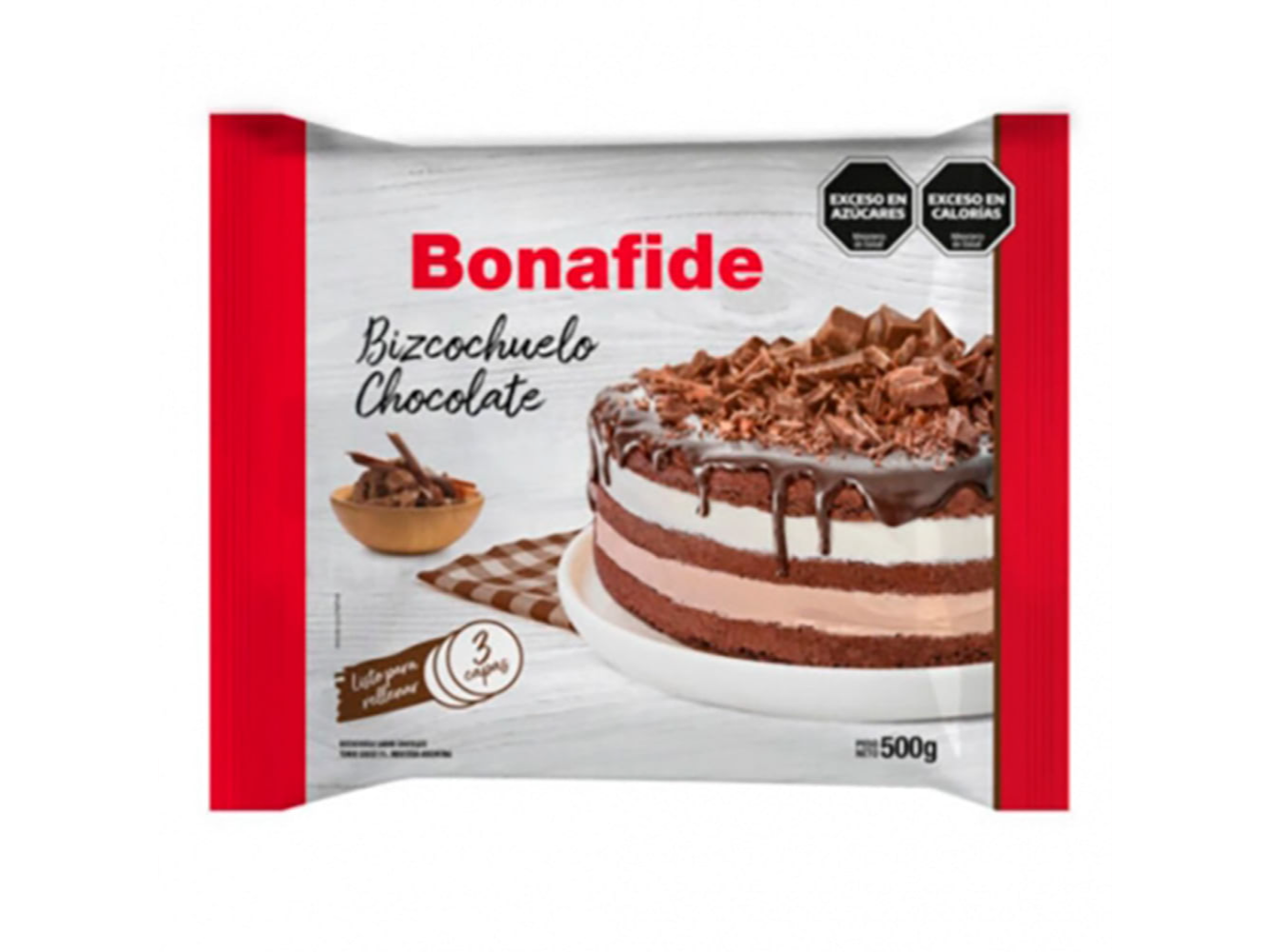 BIZCOCHUELO CHOC BONAFIDE X 500 GR