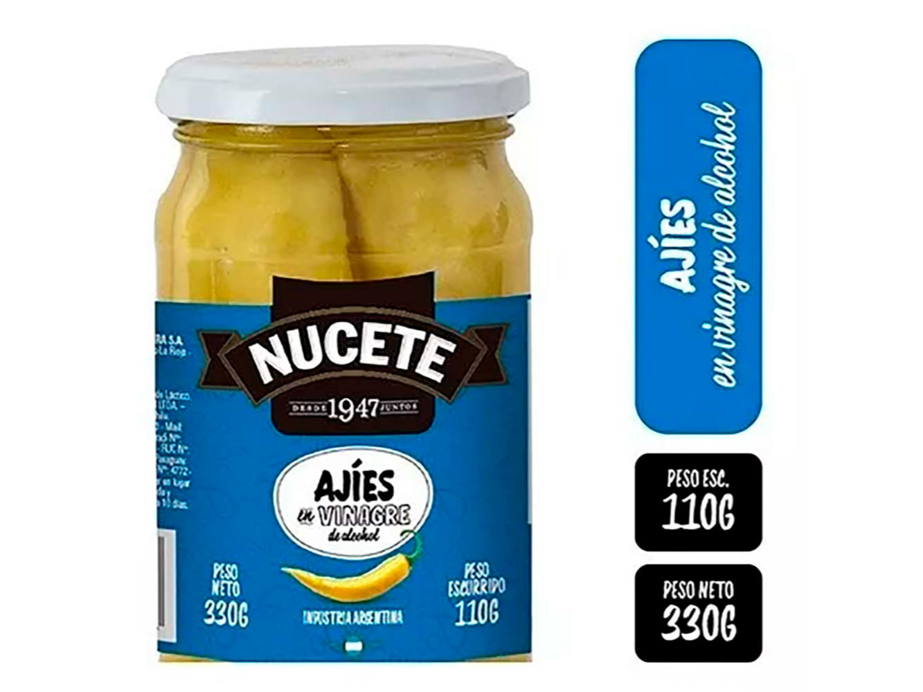 AJIES EN VINAGRE NUCETE 330 GR