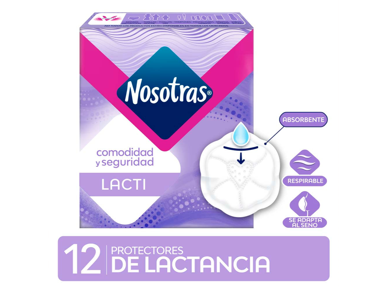 PROTECTORES LACTI NOSOTRAS X12UN