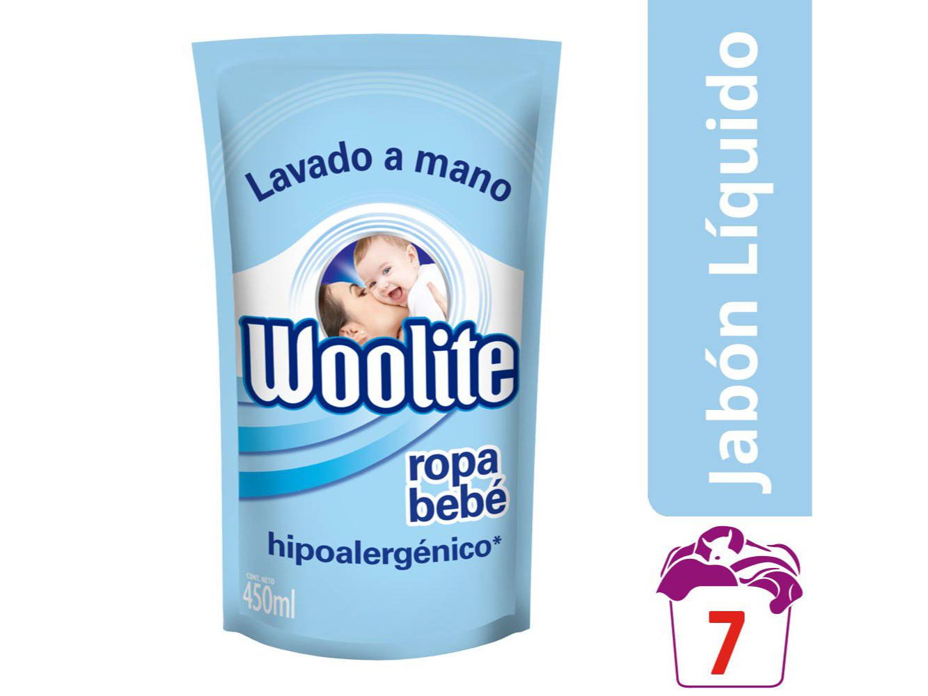 WOOLITE BEBE MANO D/P X450ML