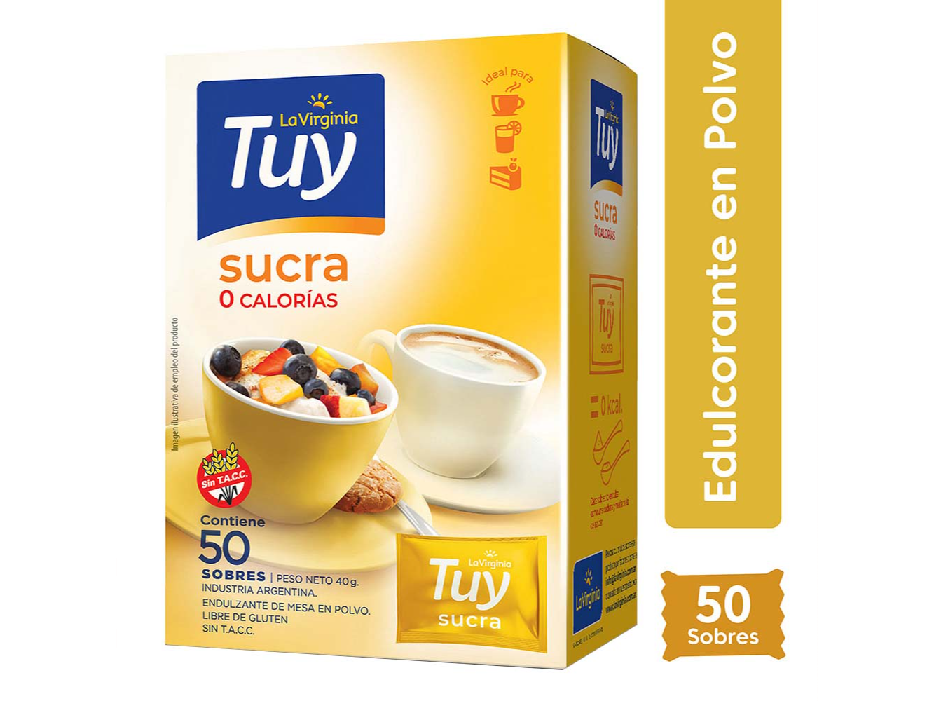 ENDULZANTE TUY SUCRA EN POLVO X50S