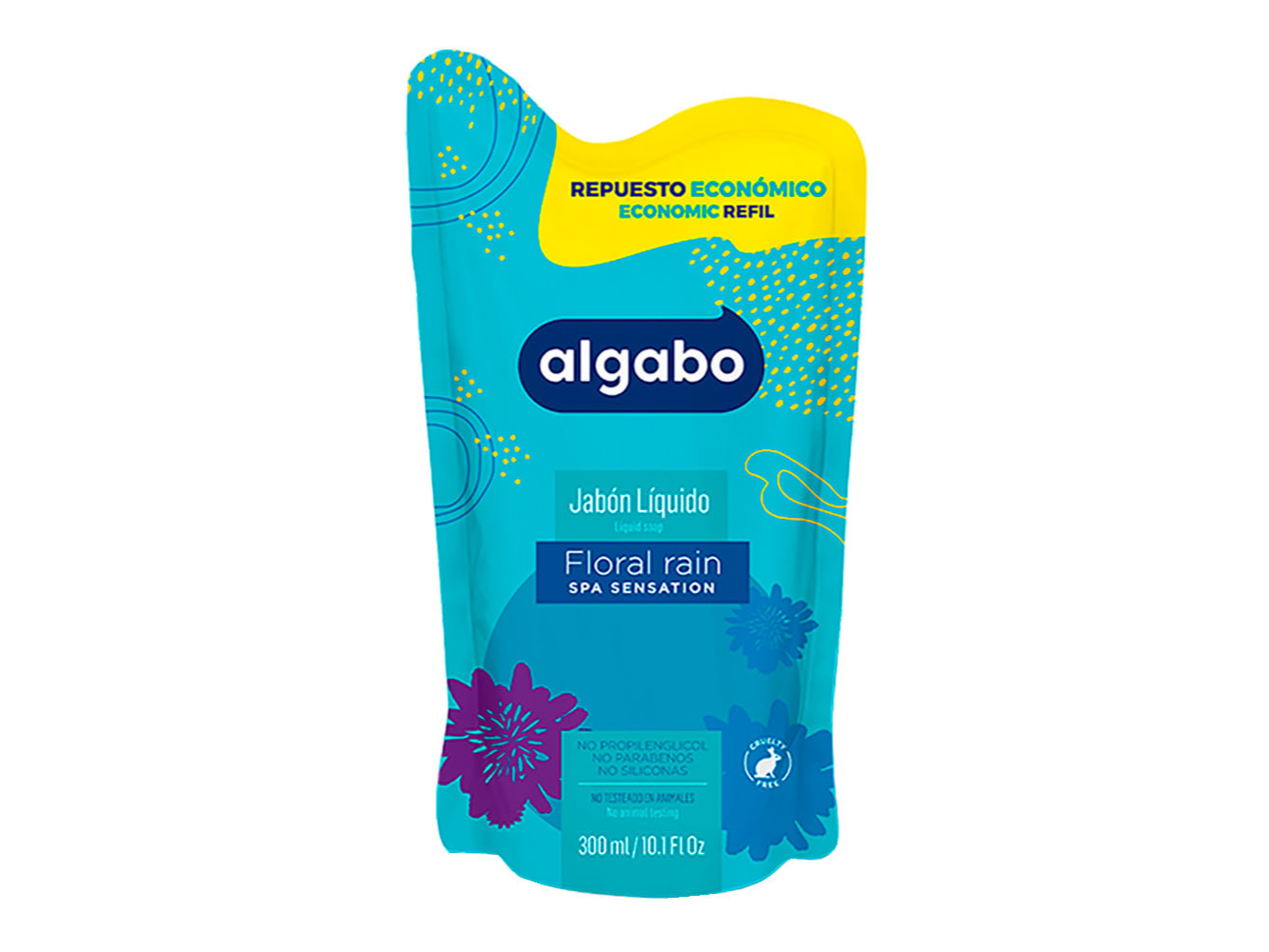 JABON LIQUIDO ALGABO FLORALRAIN D/P