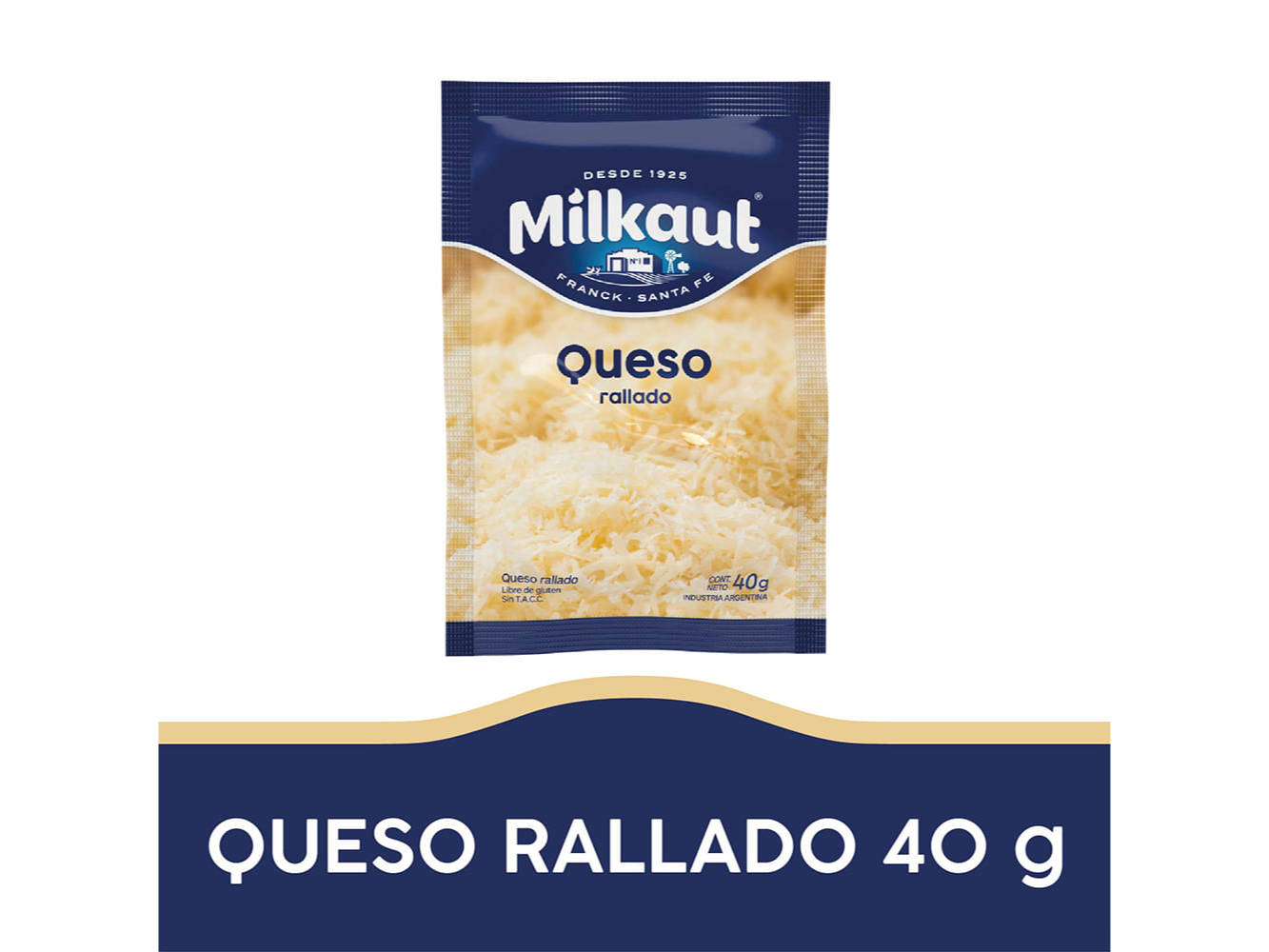 QUESO RALLADO MILKAUT X 40 GR