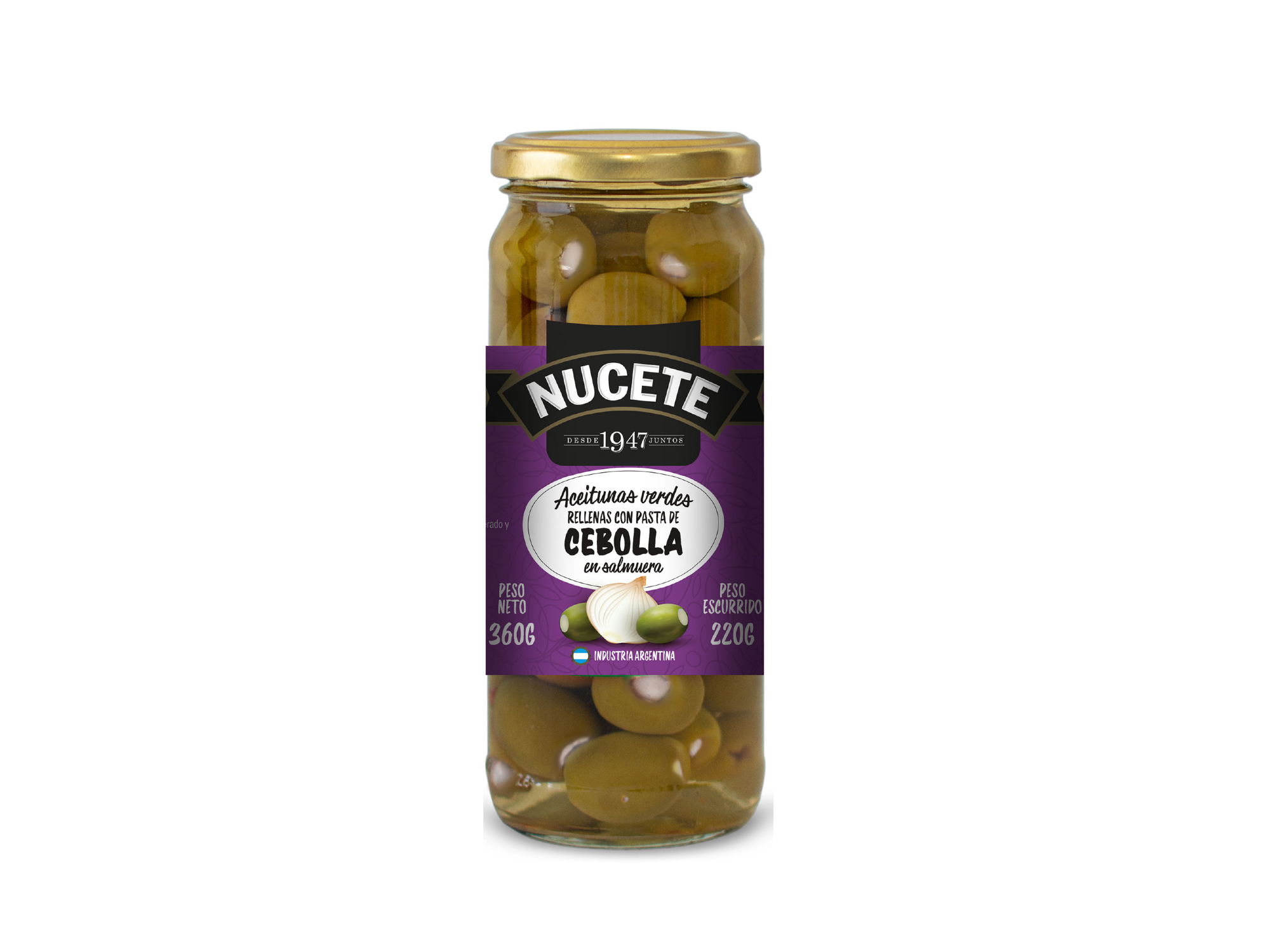 ACEITUNA NUCETE RELL CEB FCO 330 GR