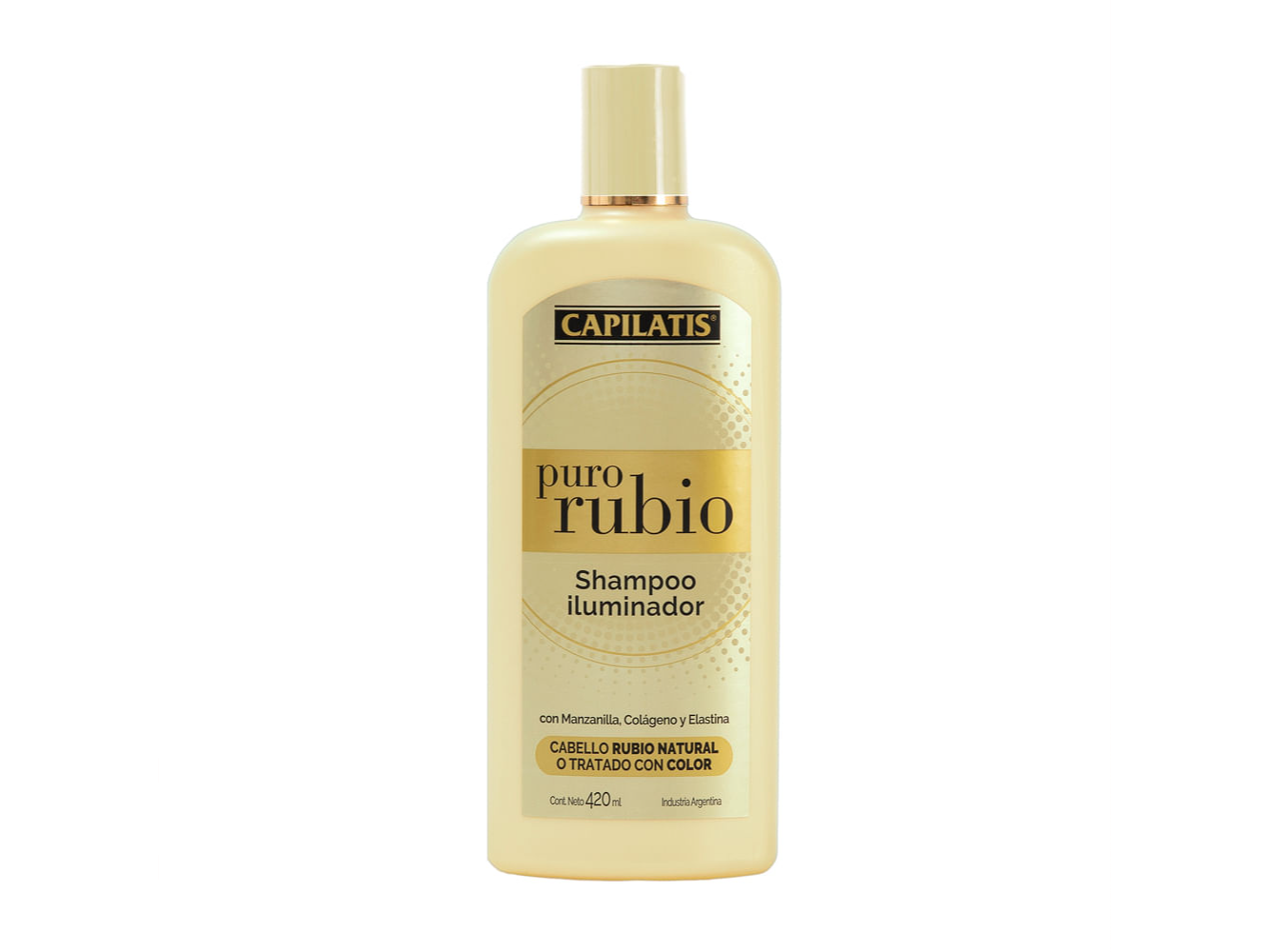 SHAMPOO CAPILATIS PURO RUBIO X420ML