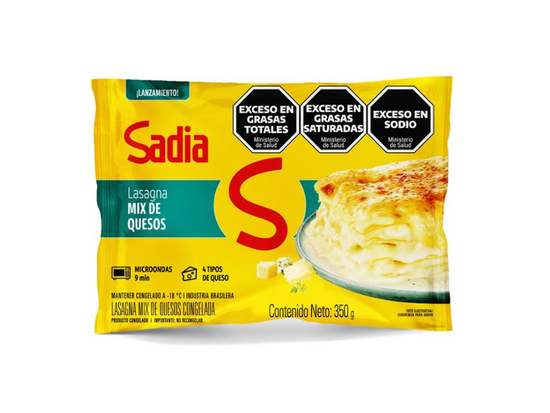 LASAGNA  SADIA MIX DE QUESOS  350G