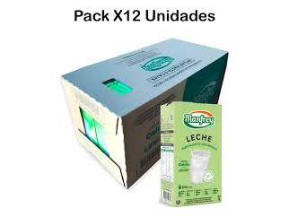 LECHE DESCREMADA MANFREY 1L  LLEVANDO  FARDO
