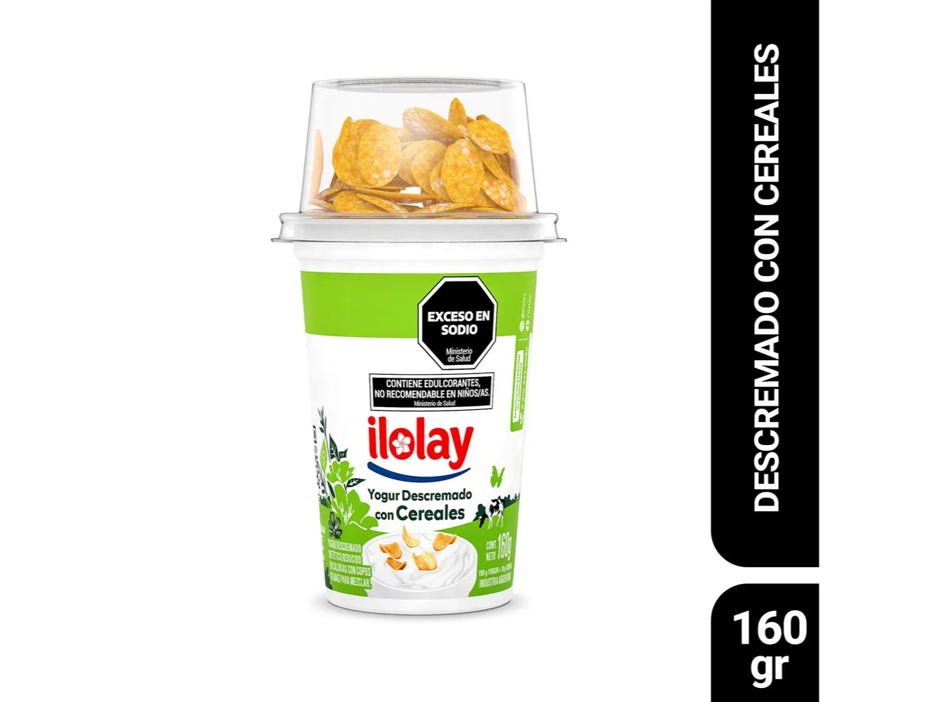 YOGUR  DESCREMAD ILOLAY CON CEREALES 160G