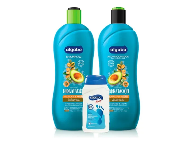 PROMO SHAMPOO ALGABO Y  ACONDIC. + TALCO
