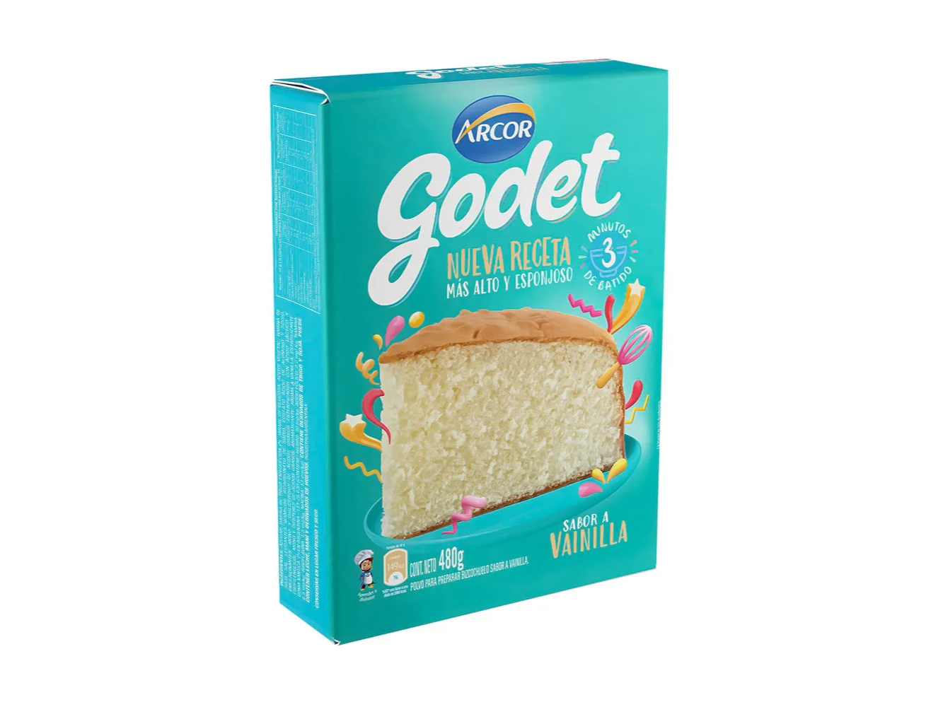 BIZCOCHUELO GODET VAINILLA  X480