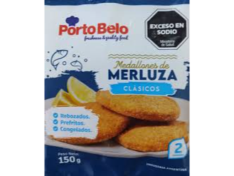 MEDALLONES DE MERLUZA CLASICO 150G