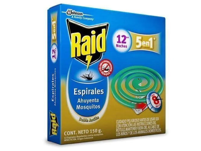 ESPIRALES RAID CAJA X 12 UND