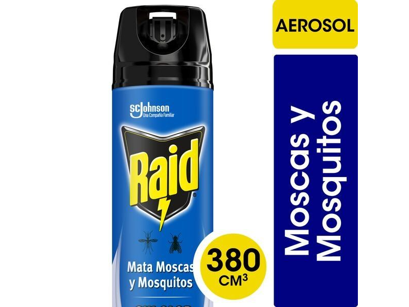 RAID INSECTICIDA MATA MOSQUITOS MOSAS Y ZANCUDOS