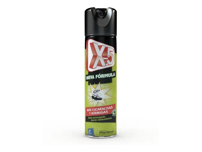 INSECTICIDA X5 MATA CUCARACHA Y HORM