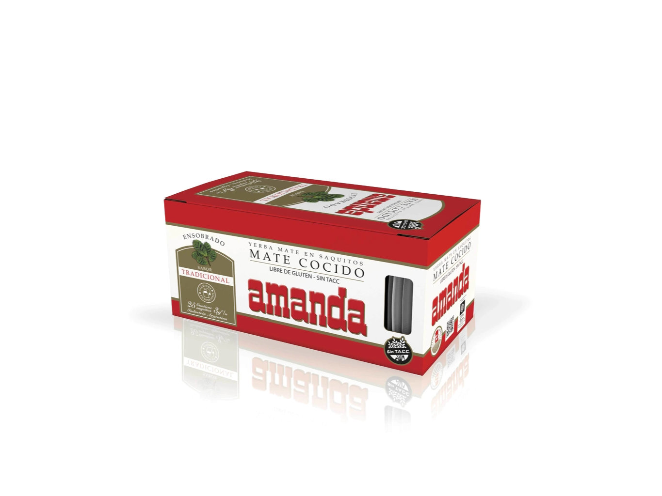 MATE COCIDO AMANDA C/SOBRE 25SAQ