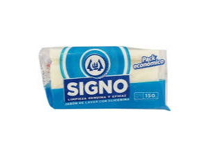 JABON BLANCO EN PAN SIGNO 150G