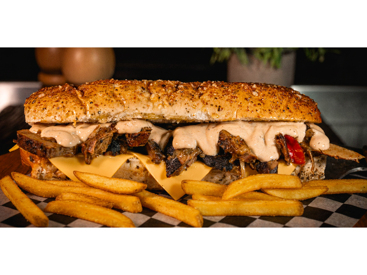 Sándwich De Brisket XL Con Papas