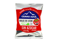 ALFAJOR CERRO AZUL DE DULCE DE LECHE SIN AZUCAR