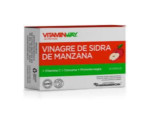 VINAGRE DE SIDRA DE MANZANA X 30 CAPS
