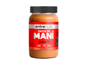 PASTA DE MANI CROCANTE ENTRENUTS 370 GR