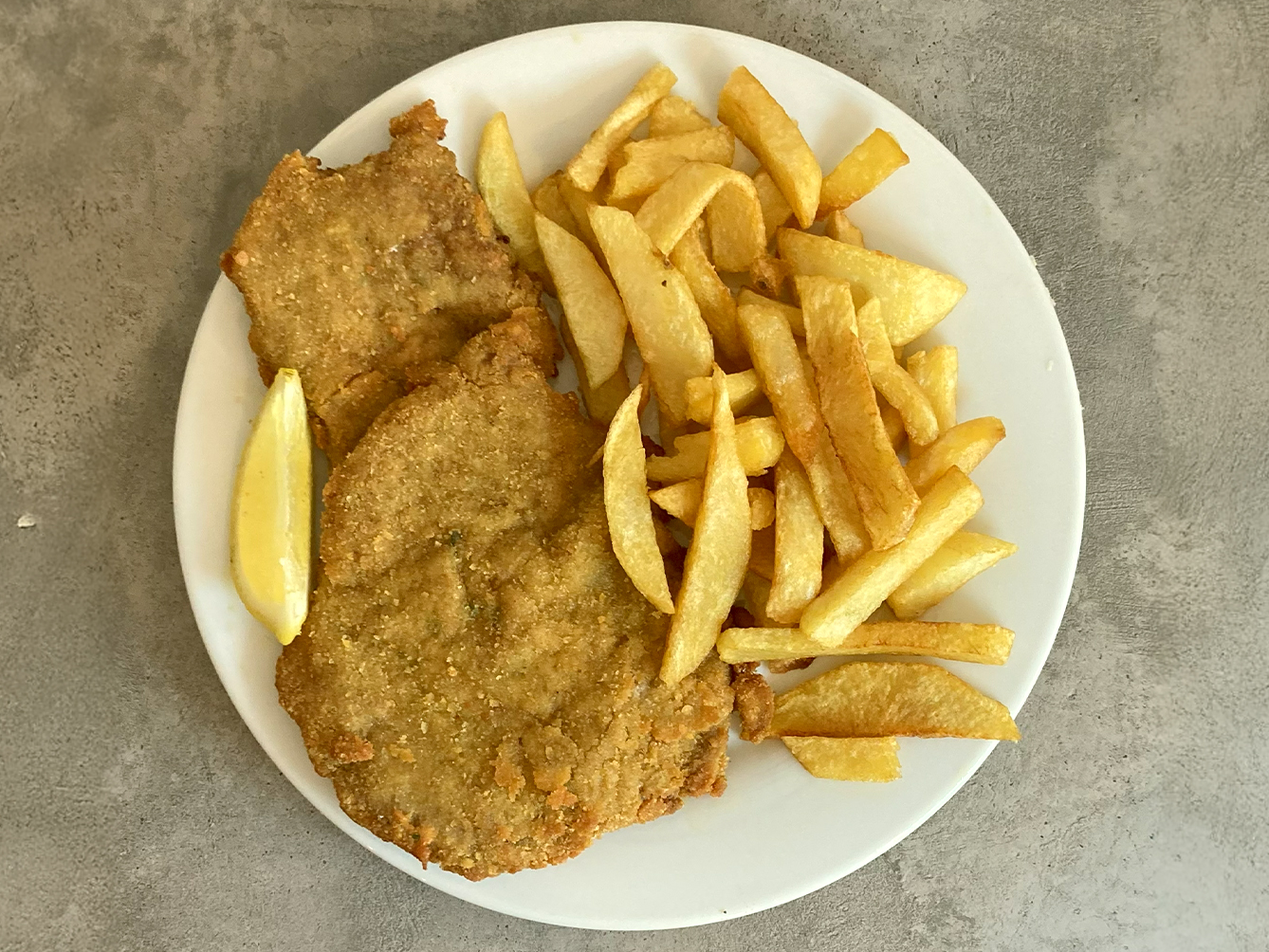 Milanesa de Ternera con Guarnición