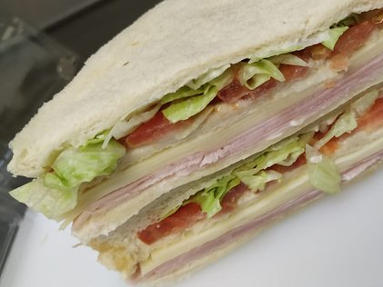 Triple de miga Primavera