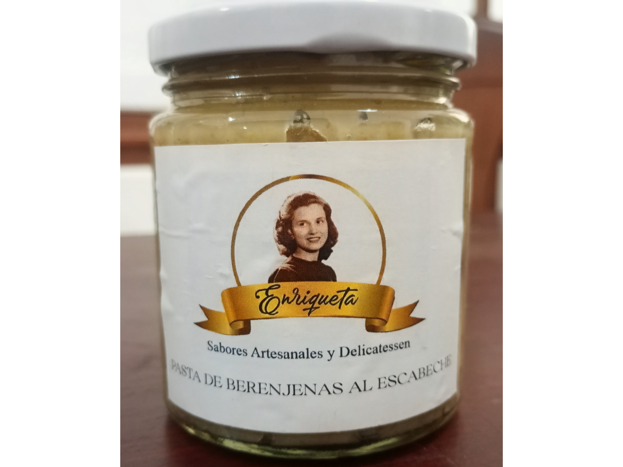 Pasta de berenjenas al escabeche de Enriqueta Sabor