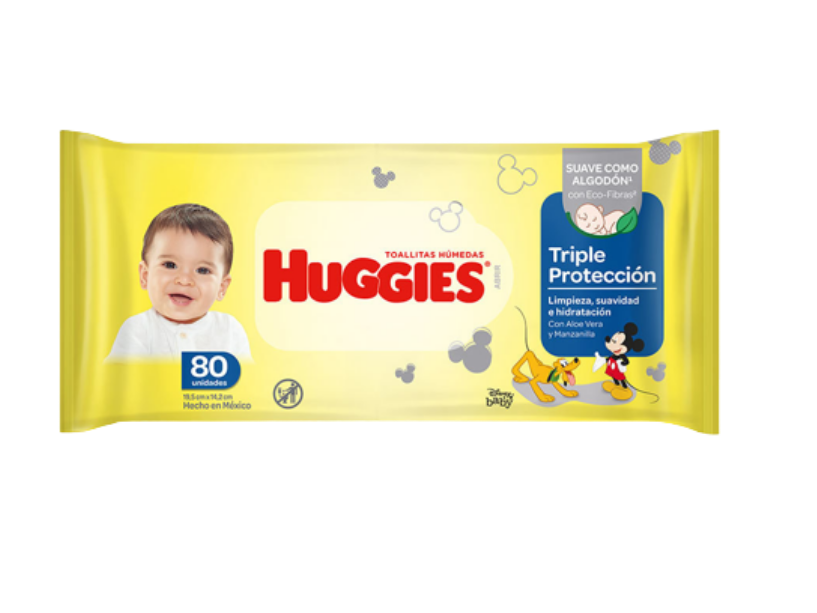 HUGGIES AMARILLA x 80u