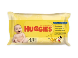 HUGGIES AMARILLA x 48u