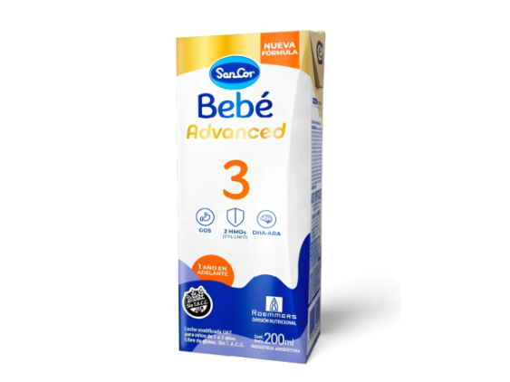 Sancor Bebe Advanced Nº 3 x 200ml