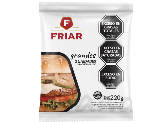 MEDALLONES GRANDES CARNE Y SOJA (CODIGO 2323)