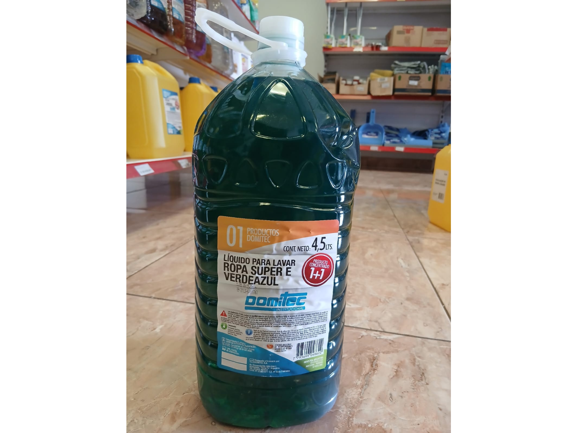 LIQUIDO LAVAR ROPA SUPER E VERDEAZUL 1+1
