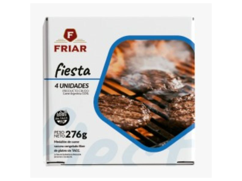MEDALLONES FIESTA X 4 CARNE Y SOJA (CODIGO 4359)
