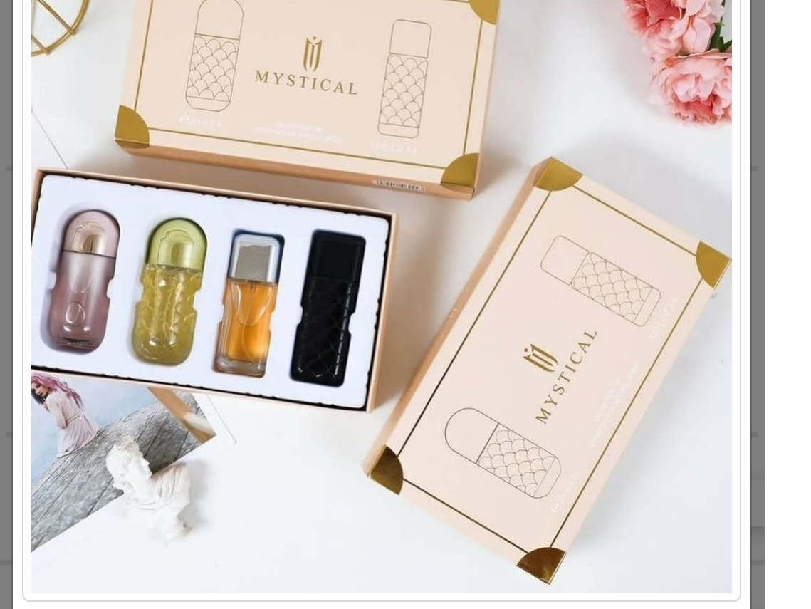 -Estuche de 4 perfumes x 30ml c/u