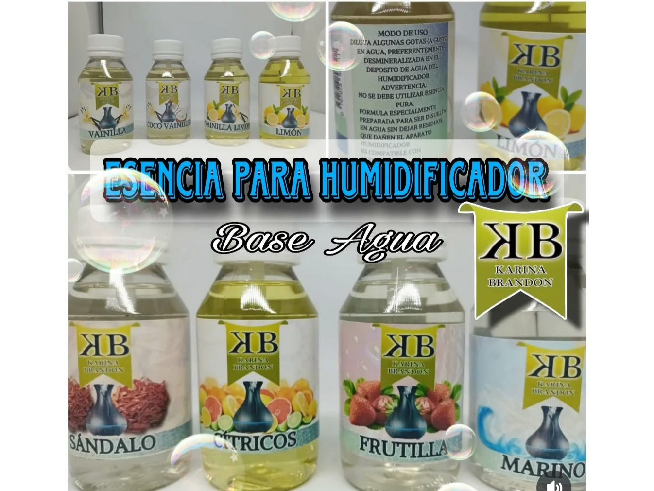 Esenscia al agua